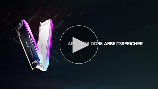 Lexar ARES RGB DDR5 RAM 32 GB Kit 7200 MHz, 288-Pin-UDIMM